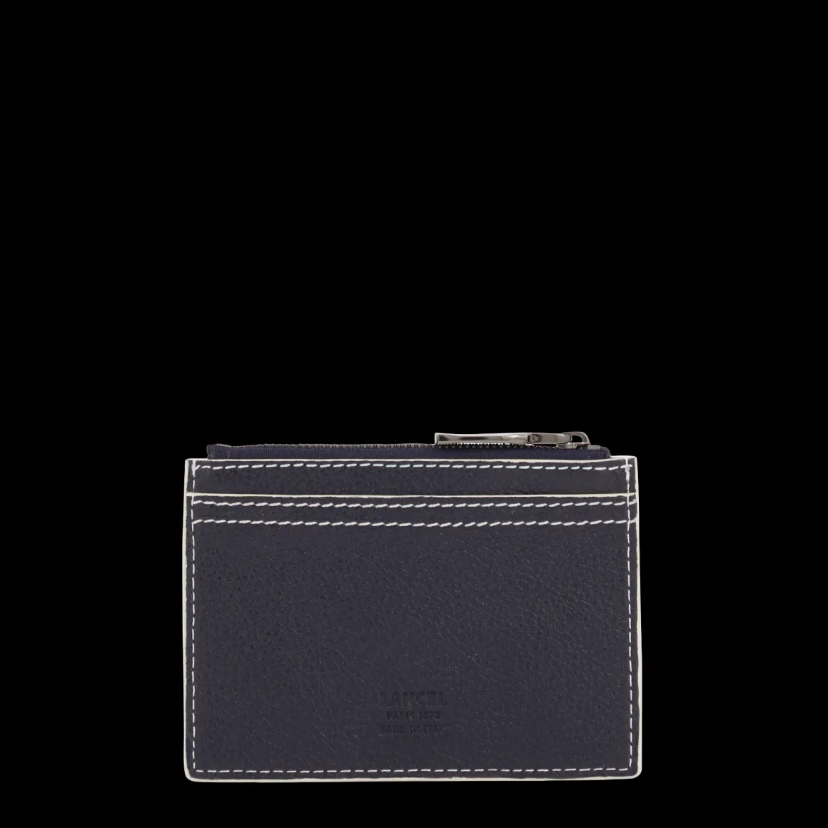 portecartes_zipp_lancel_pour_rolandgarros__marine_2.webp Roland-Garros Porte-monnaie, Porte-carte, Portefeuille | Petite Maroquinerie-Porte-Cartes zippé Lancel pour - Marine