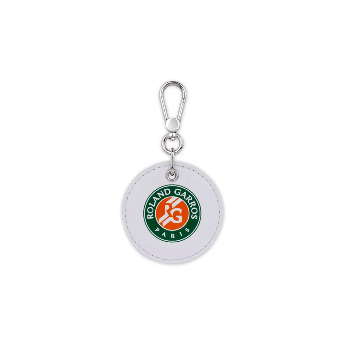 portecls_en_cuir_lacoste_pour_rolandgarros__blanc_1.webp Roland-Garros Porte Clés & Magnets-Porte-clés en cuir Lacoste pour - Blanc
