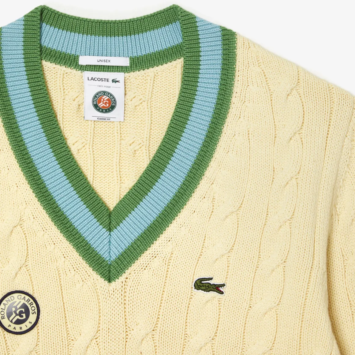 Roland-Garros Pulls & Sweats | Pulls & Sweats-Pull arbitre unisexe Lacoste x - Jaune