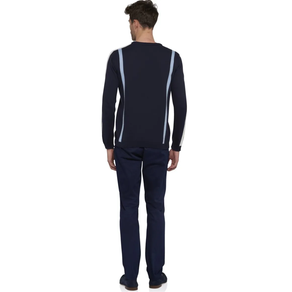 pull_rolandgarros_en_coton_avec_rayures_verticales_homme__bleu_marine_2.webp Roland-Garros Pulls & Sweats-Pull en coton avec rayures verticales homme - bleu marine