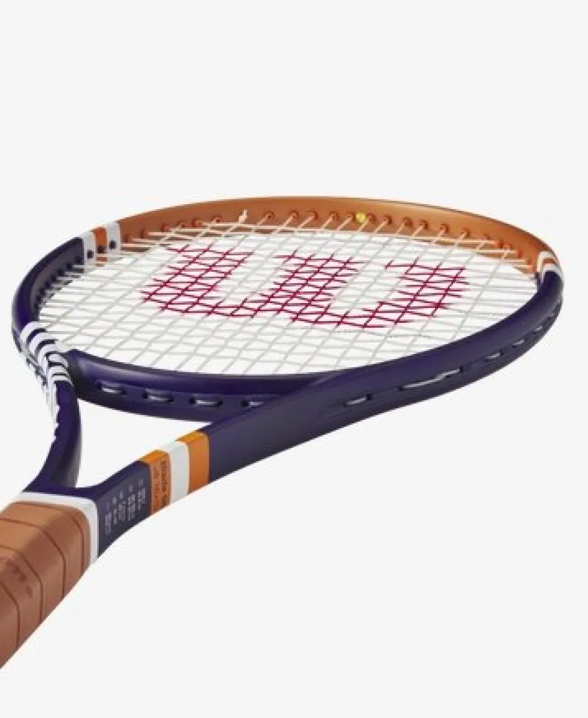 raquette_de_tennis_blade__v_x_wilson_x_rolandgarris__marine_et_terre_battue_2.webp Roland-Garros Raquettes | Raquettes-Raquette de tennis Blade 98 V8 (16x19) Wilson x Roland-Garris - Marine et Terre Battue