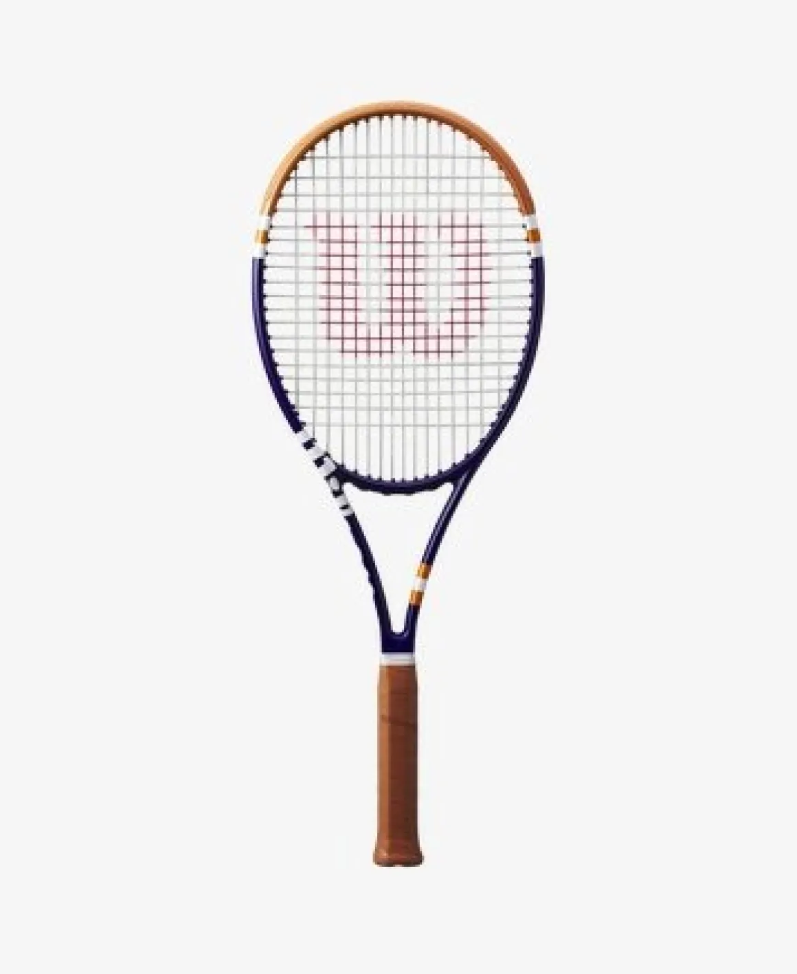 raquette_de_tennis_blade__v_x_wilson_x_rolandgarris__marine_et_terre_battue_3.webp Roland-Garros Raquettes | Raquettes-Raquette de tennis Blade 98 V8 (16x19) Wilson x Roland-Garris - Marine et Terre Battue