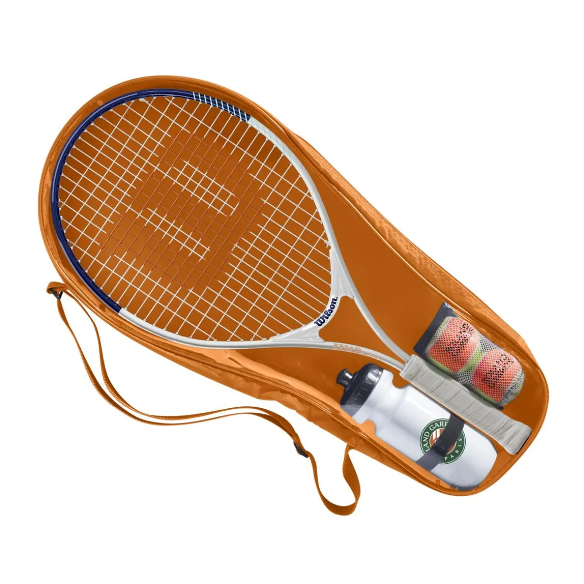 Roland-Garros Raquettes | Raquettes-Raquette Elite 23 Kit Junior Wilson x - Blanc et Marine