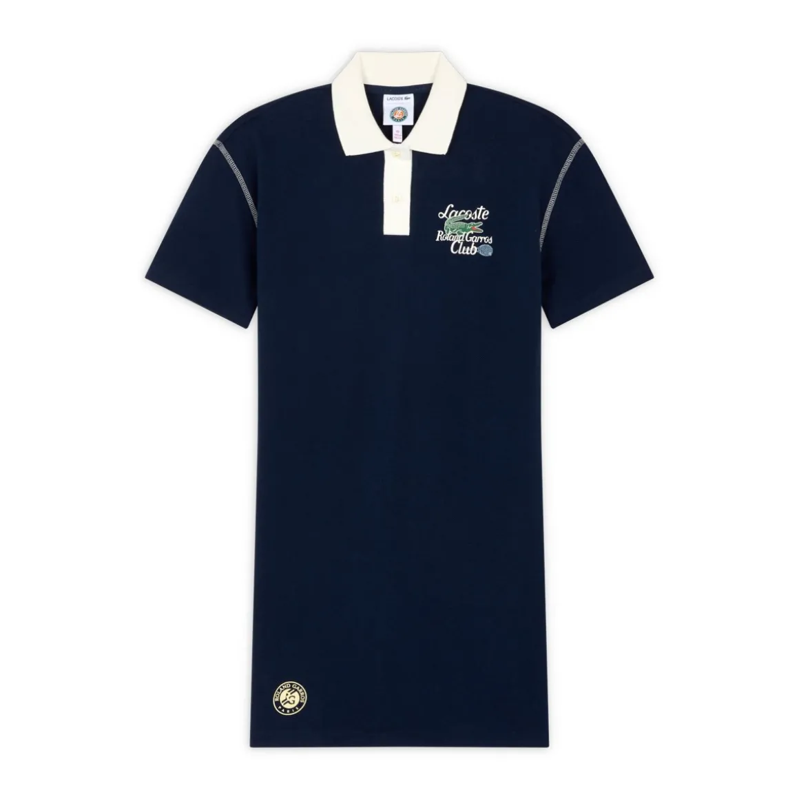 Roland-Garros Hauts-Robe Club Lacoste x fille - Marine