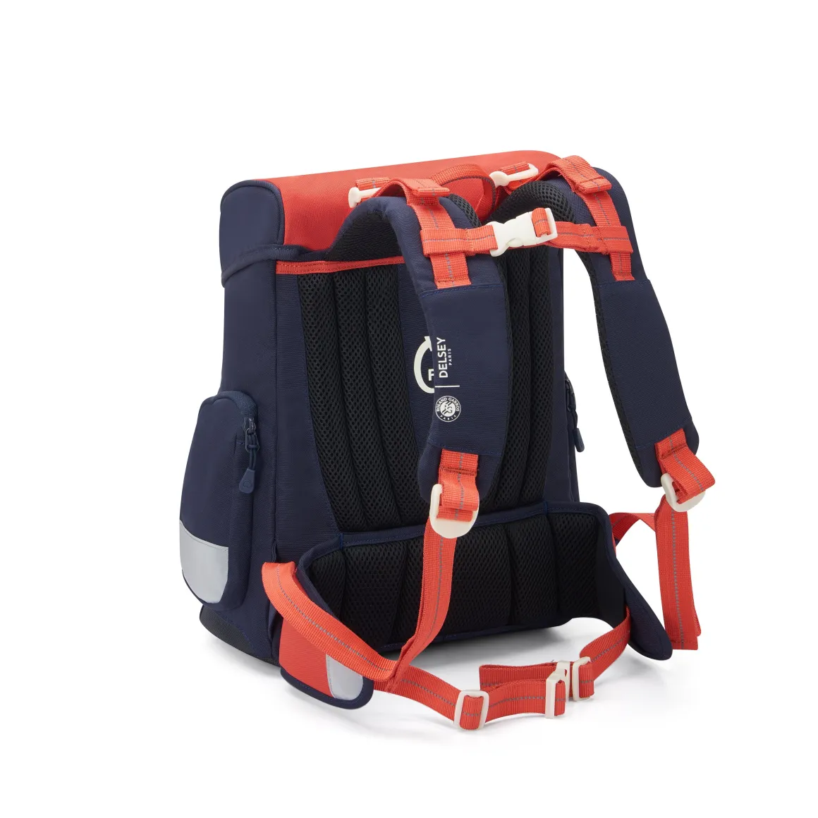 sac__dos_scolaire_delsey_x_rolandgarros__marine_et_terrebattue_4.webp Roland-Garros Bagageries | Accessoires-Sac à dos scolaire Delsey x - Marine et terre-battue