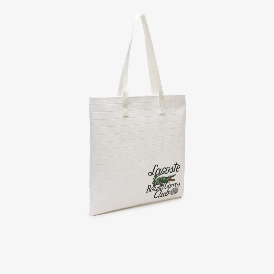 Roland-Garros Totebags & Sacs À Main | Sacs-Sac cabas femme Lacoste pour Roland Garros - Blanc