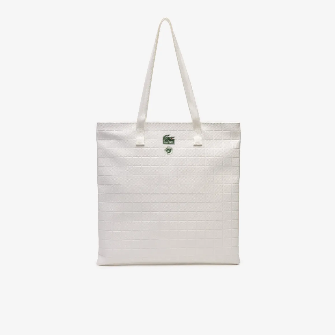 sac_cabas_femme_lacoste_pour_roland_garros__blanc_3.webp Roland-Garros Totebags & Sacs À Main | Sacs-Sac cabas femme Lacoste pour Roland Garros - Blanc