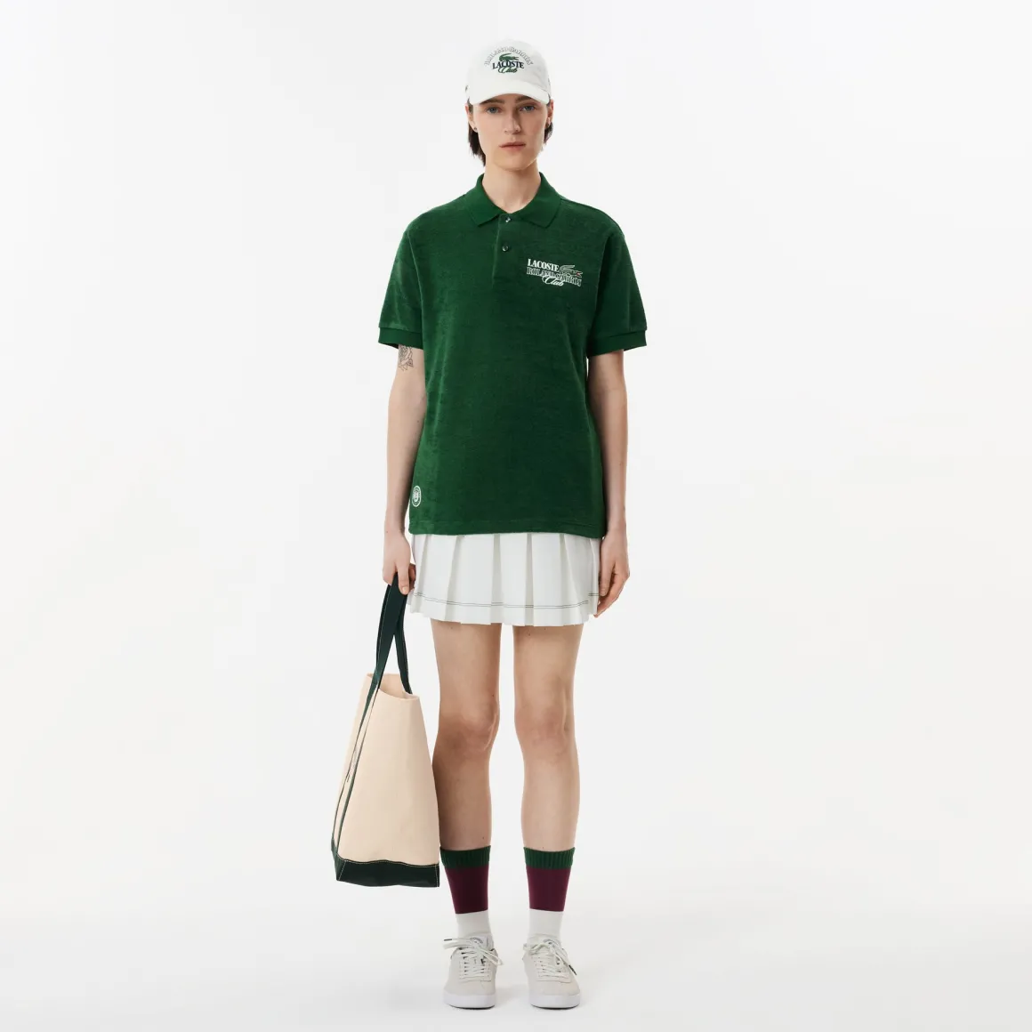 Roland-Garros Totebags & Sacs À Main | Sacs-Sac Cabas Lifestyle femme Lacoste x - Beige