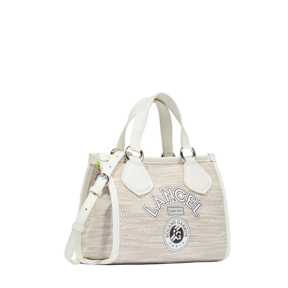 Roland-Garros Totebags & Sacs À Main | Sacs-Sac Cabas Toile Lancel Paris x - Blanc