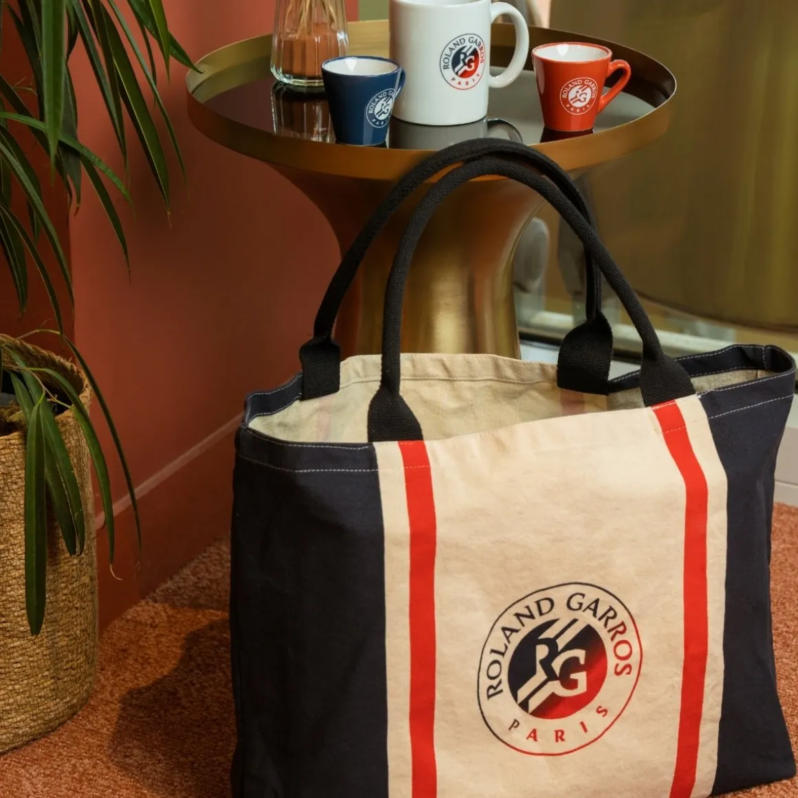 Roland-Garros Totebags & Sacs À Main | Sacs-Sac Shopping Tricolore - Multicolore