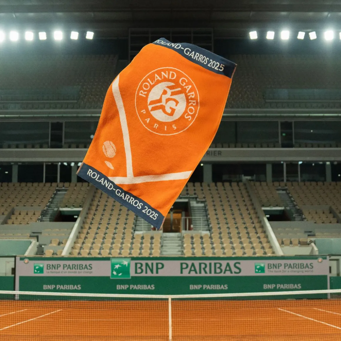 Roland-Garros Linge De Bain | Linge De Maison-Serviette officielle joueur•se 2025 - Terre battue