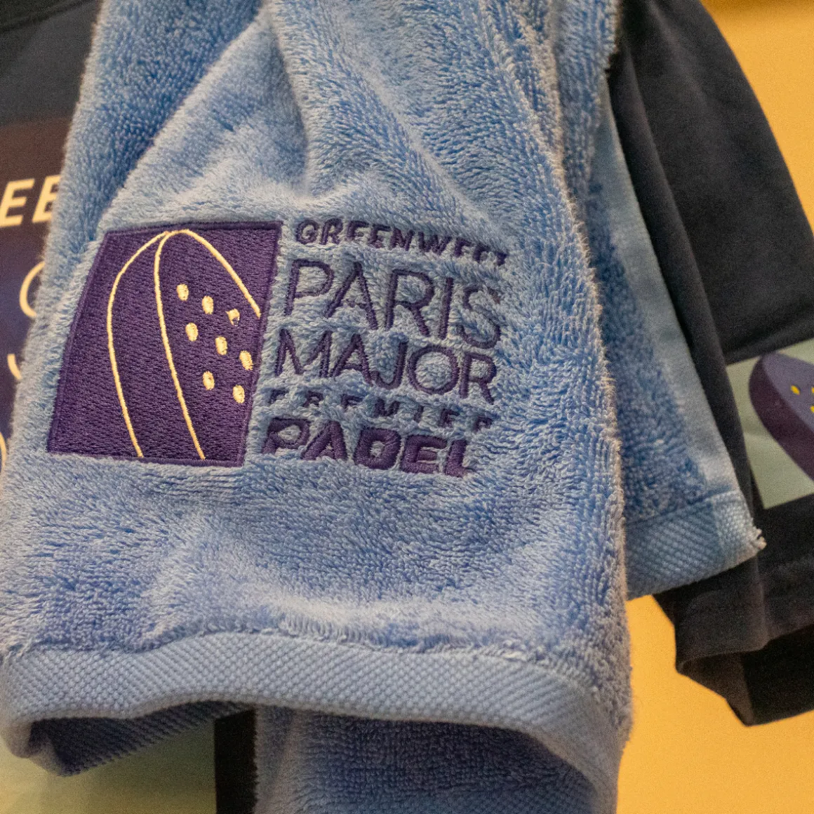 serviette_paris_major_padel___bleu_3.webp Roland-Garros Linge De Bain | Linge De Maison-Serviette Paris Major Padel 2024 - Bleu