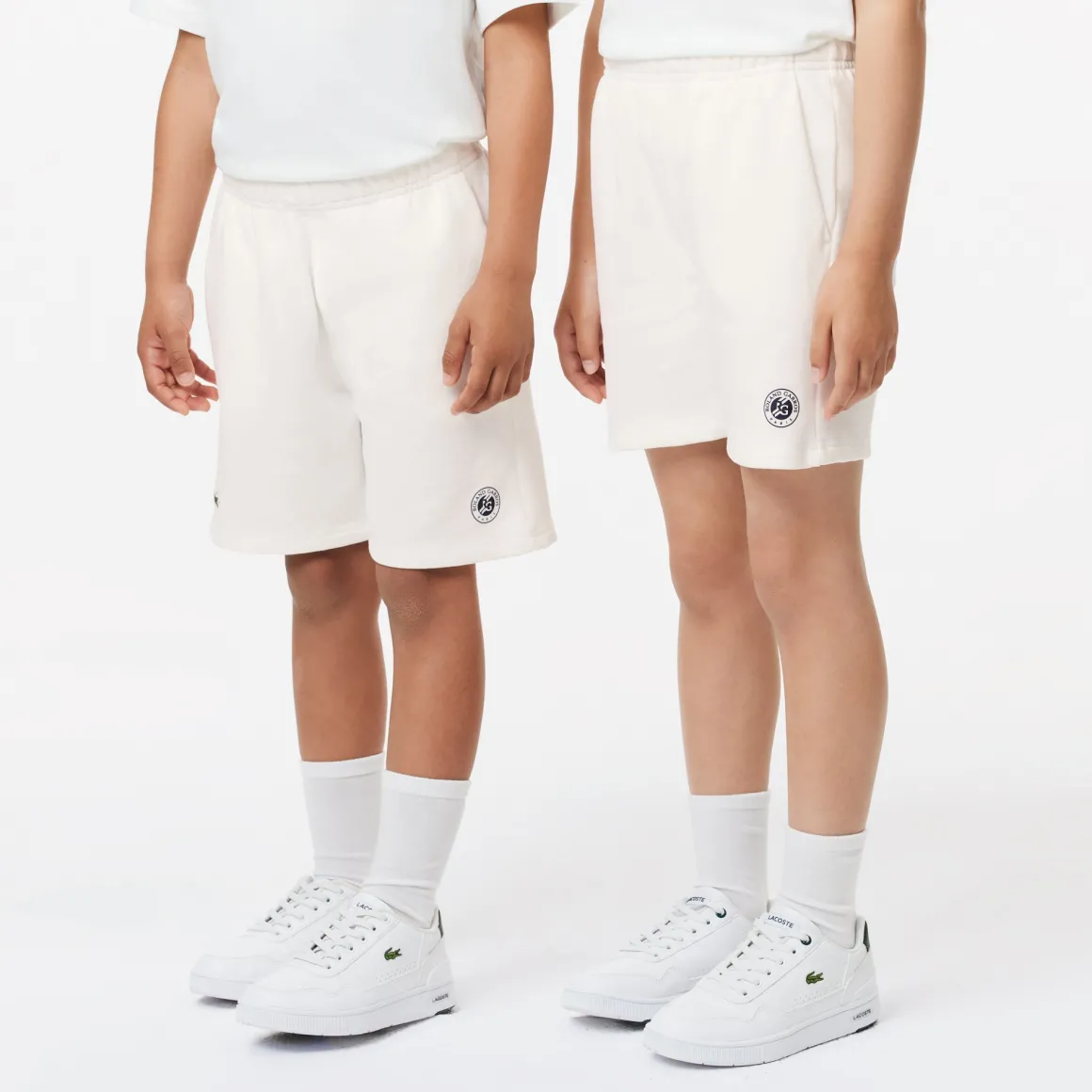 Roland-Garros Bas | Bas-Short enfant Lacoste Sport Édition Roland Garros en coton biologique