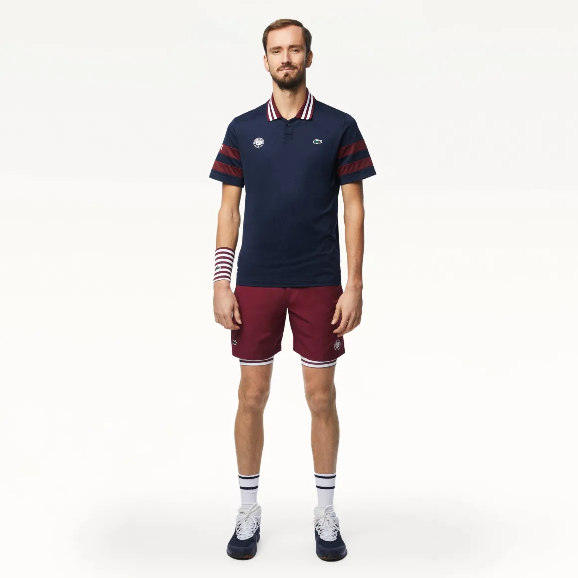 Roland-Garros Tenues De Tennis Hommes | Tenues De Tennis Hommes-Short Medvedev Performance homme Lacoste x - Bordeaux
