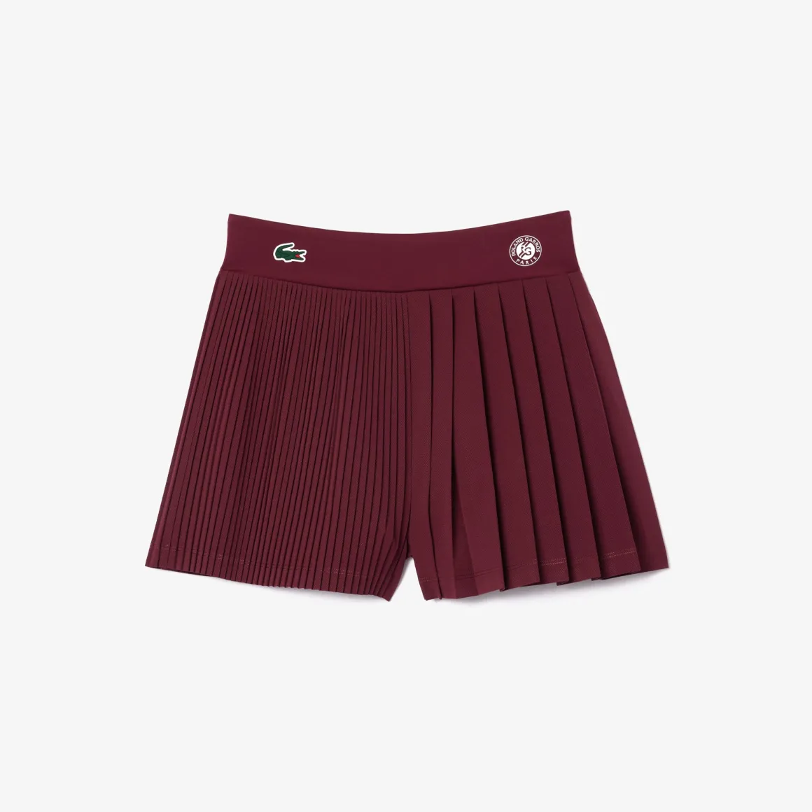 short_tennis_femme_pliss_sport_dition_roland_garros_4.webp Roland-Garros Tenue De Tennis Femmes | Tenues De Tennis Femmes-Short tennis Femme plissé Sport édition Roland Garros