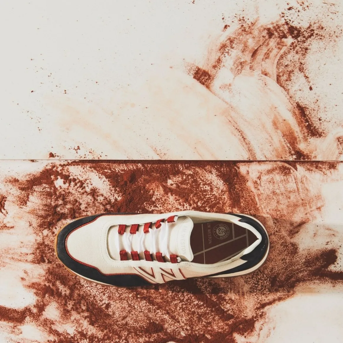 sneaker_omw_unisexe_jm_weston_x_rolandgarros__marine_2.webp Roland-Garros Chaussures & Chaussettes | Chaussures & Chaussettes-Sneaker OMW Unisexe J.M Weston x - Marine