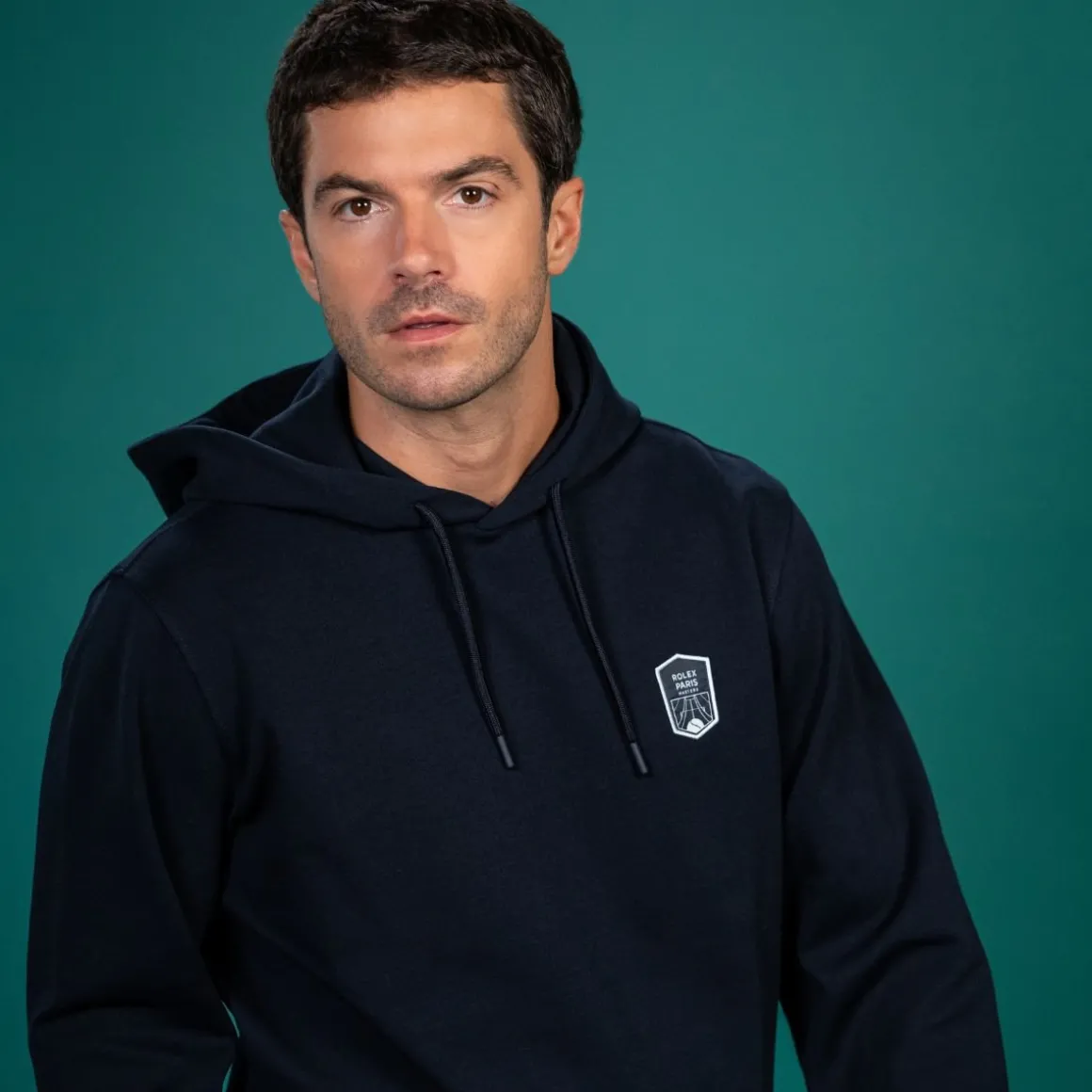 Roland-Garros Pulls & Sweats | Pulls & Sweats-Sweat à capuche unisexe Rolex Paris Masters - Marine