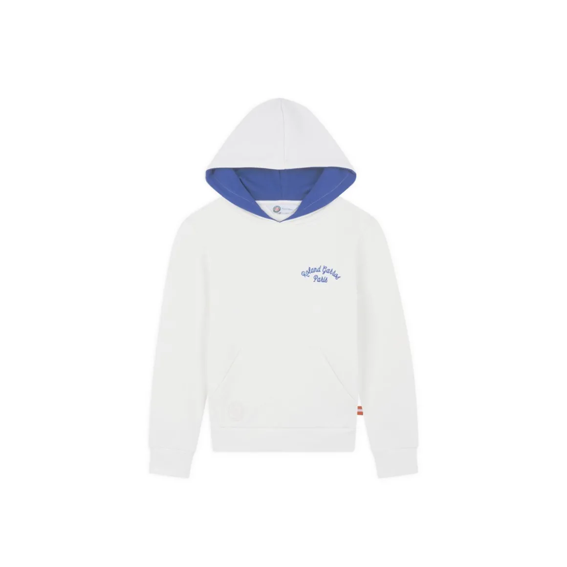 Roland-Garros Hauts-Sweat capuche Stripes Garçon - Ecru