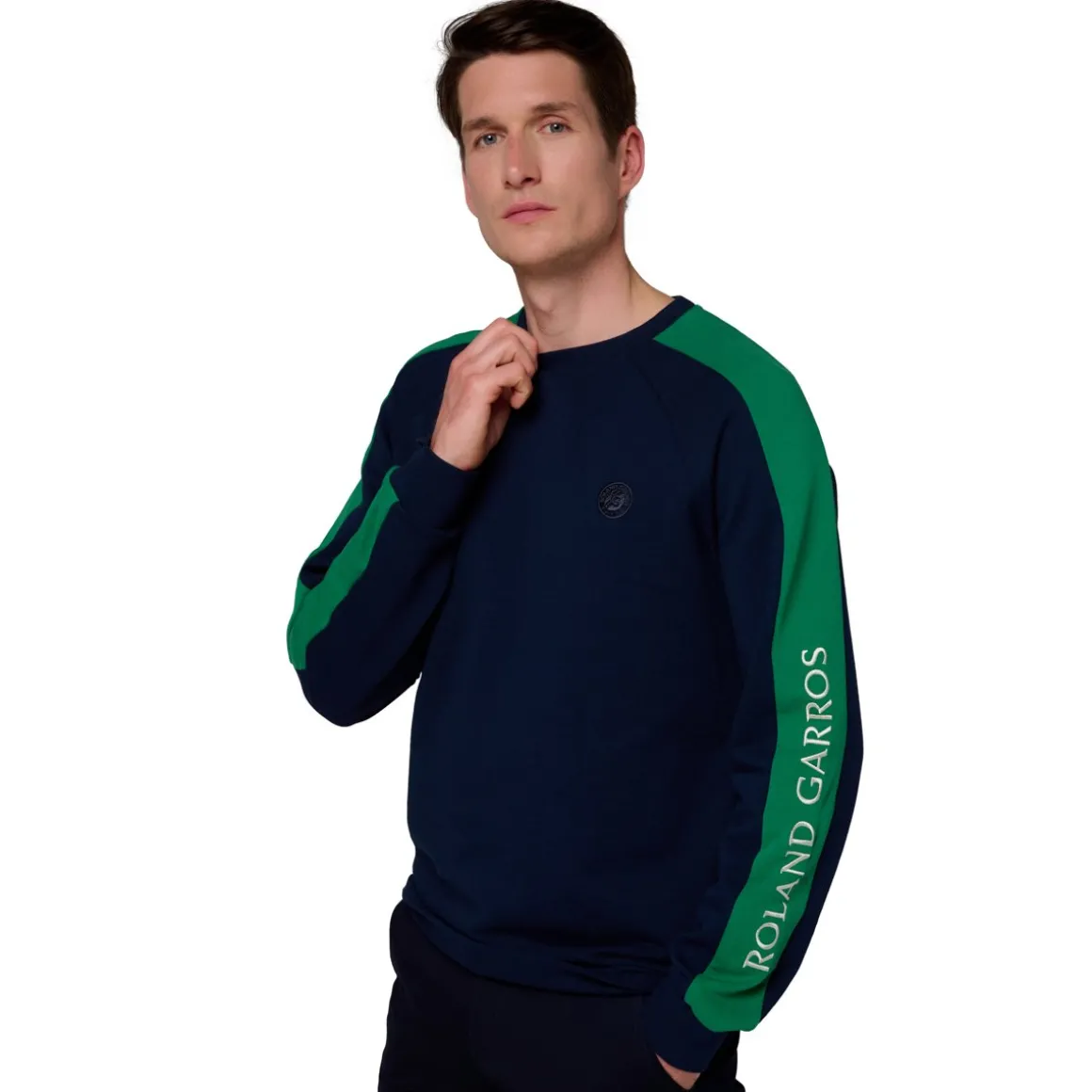 Roland-Garros Pulls & Sweats-Sweat Heritage Homme - Marine