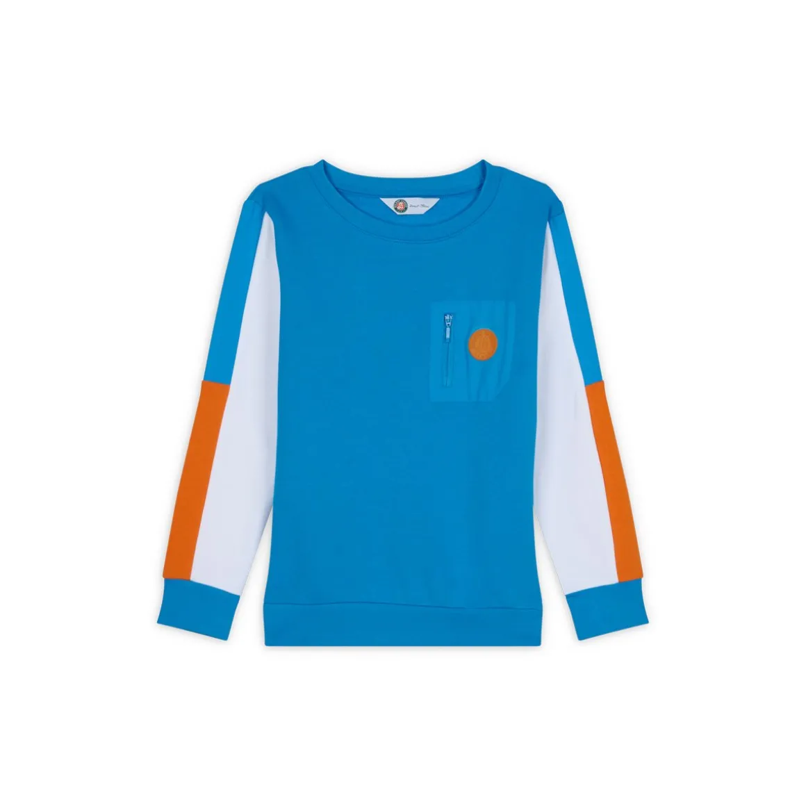 Roland-Garros Hauts-Sweat Pop Energy garçon - Bleu