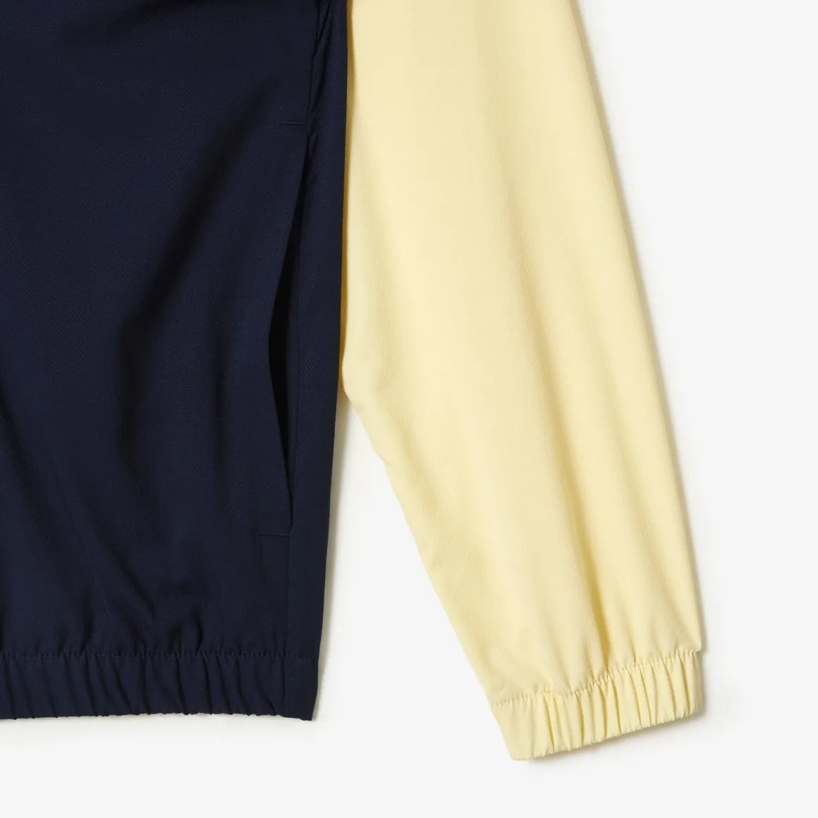 Roland-Garros Tenues De Ramasseurs De Balles | Pulls & Sweats-Sweat zippé unisexe Ramasseur de balles Lacoste pour Roland Garros - Marine Beige