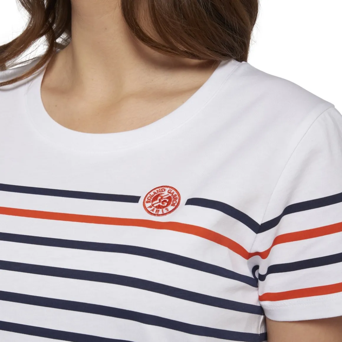 t_shirt_femme_marinire_rolandgarros__blanc_4.webp Roland-Garros T Shirts & Débardeurs-T shirt femme marinière - blanc
