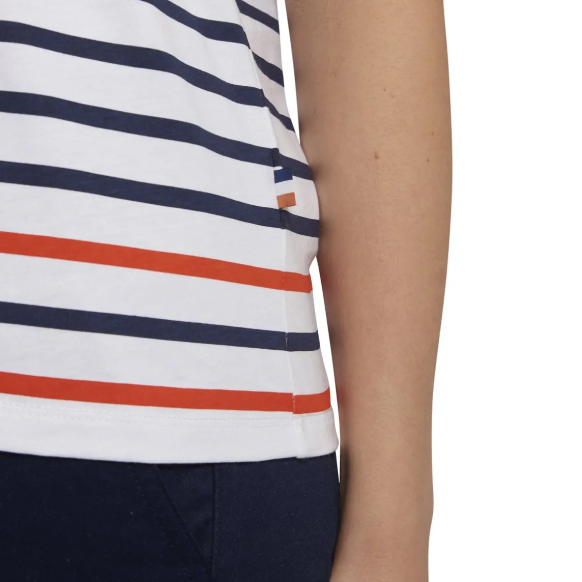 t_shirt_femme_marinire_rolandgarros__blanc_5.webp Roland-Garros T Shirts & Débardeurs-T shirt femme marinière - blanc