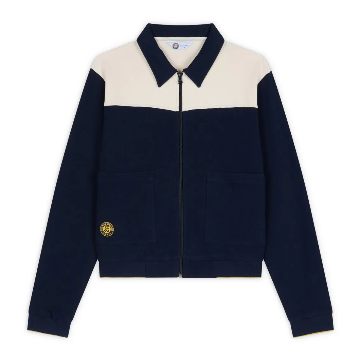 teddy_heritage_femme_rolandgarros__marine_et_cru_4.webp Roland-Garros Vestes-Teddy Heritage femme - Marine et écru