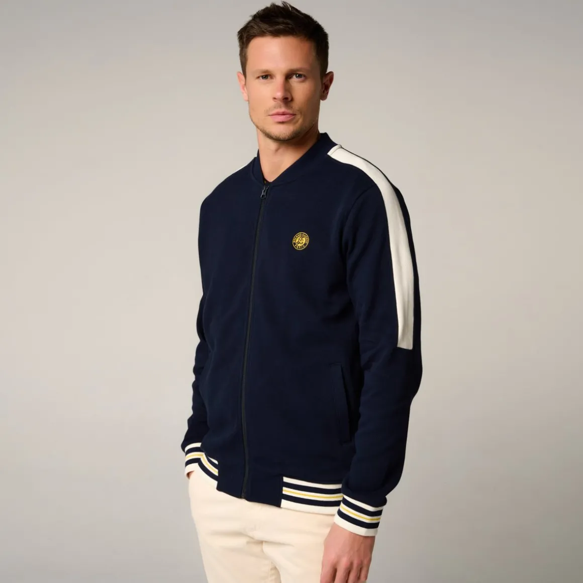 Roland-Garros Vestes-Teddy Heritage homme - Marine