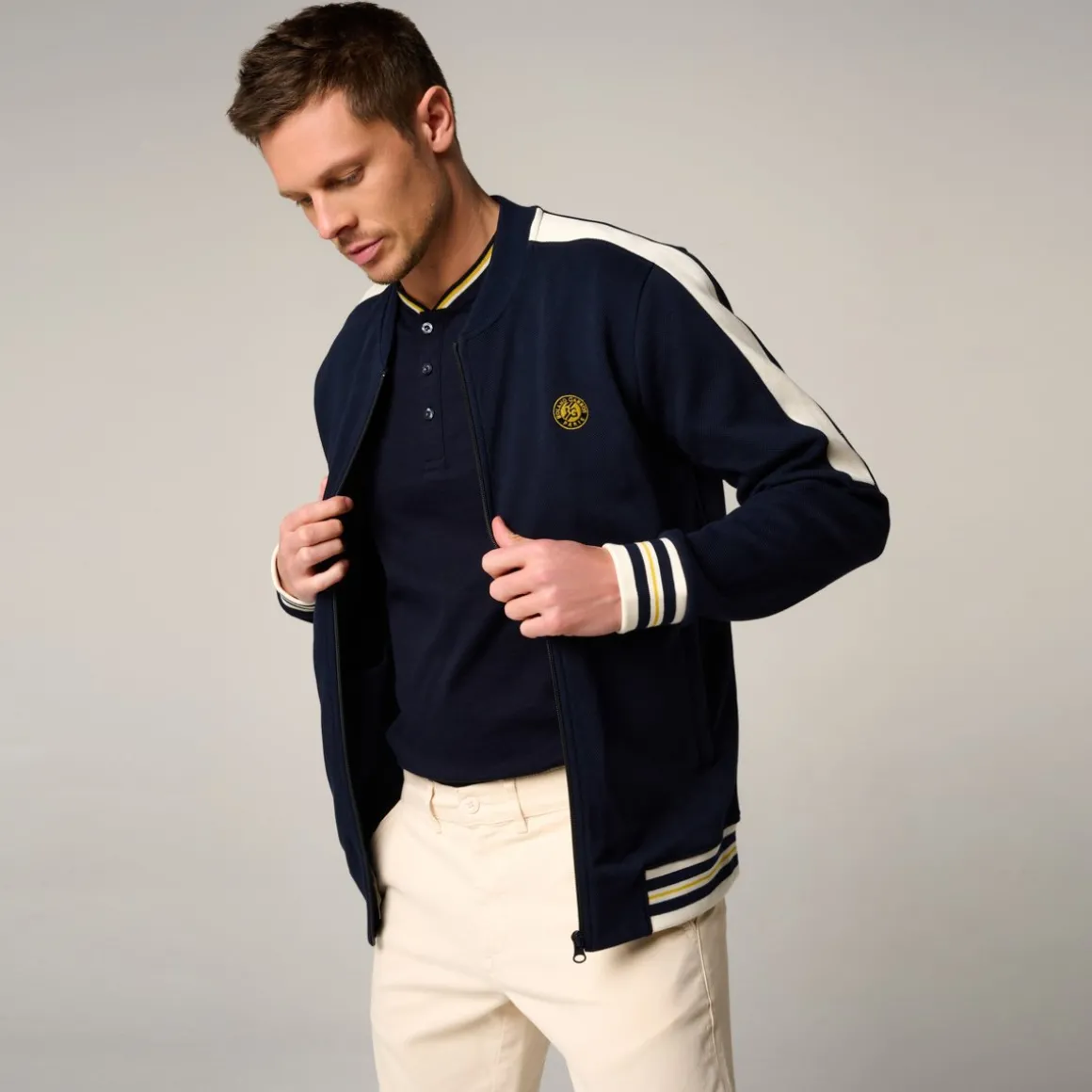 teddy_heritage_homme_rolandgarros__marine_4.webp Roland-Garros Vestes-Teddy Heritage homme - Marine