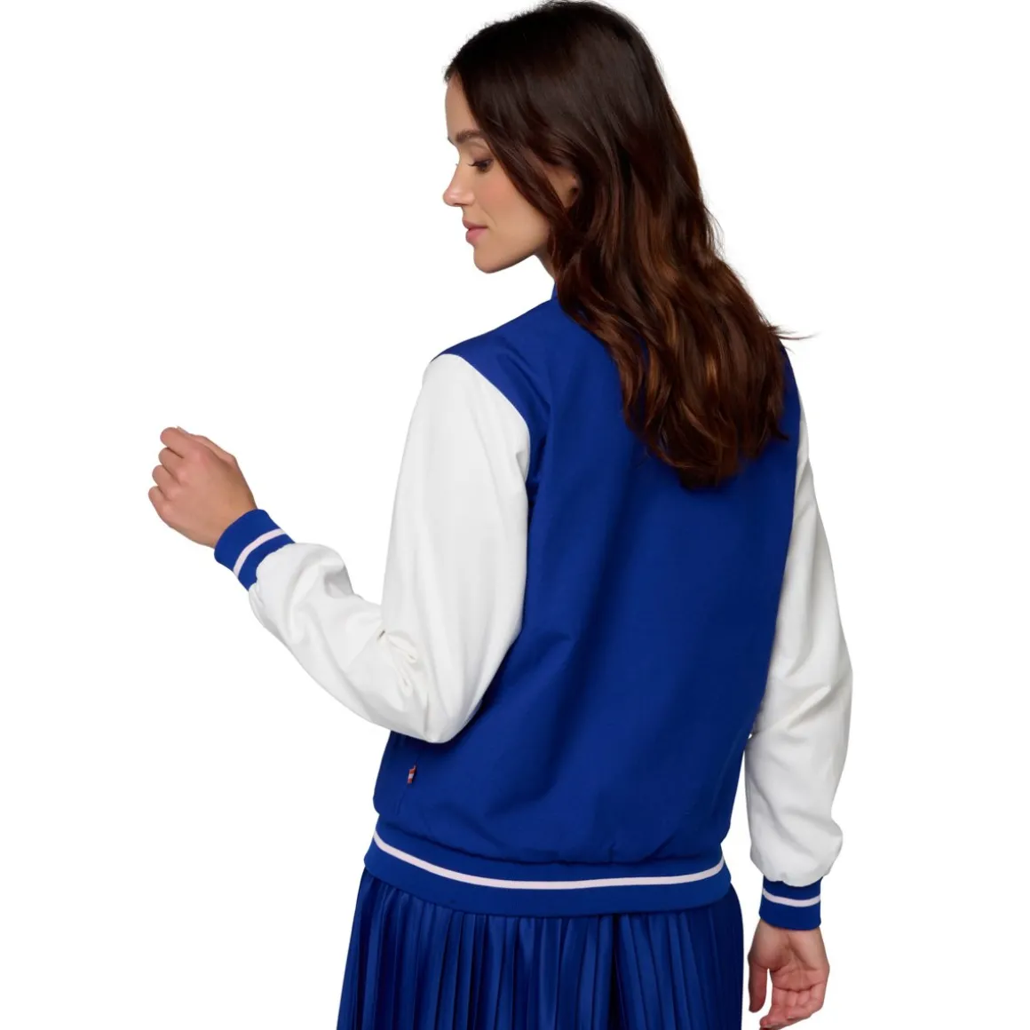 teddy_stripes_femme__marine_2.webp Roland-Garros Vestes-Teddy Stripes Femme - Marine