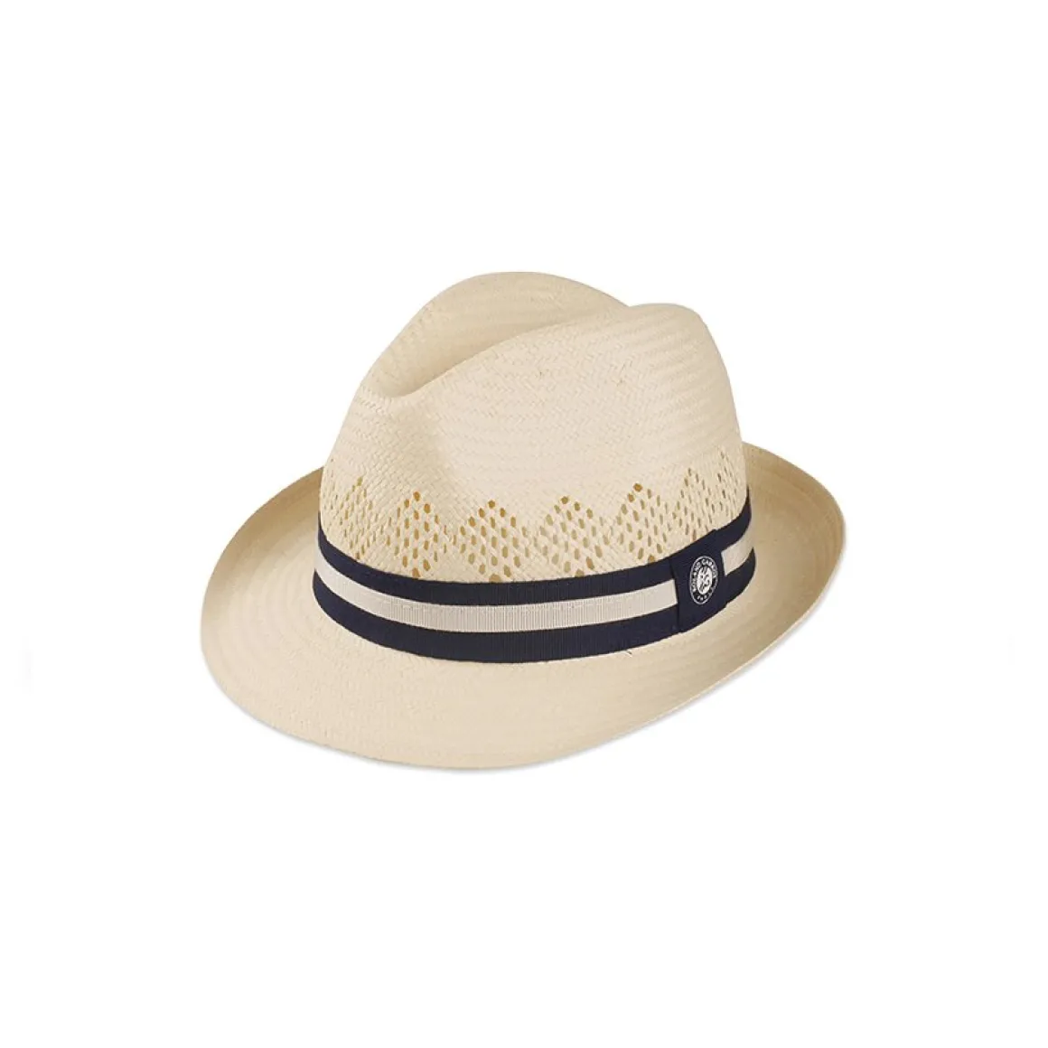 Roland-Garros Casquettes & Chapeaux | Casquettes & Chapeaux-Trilby adn papier galon logo - beige
