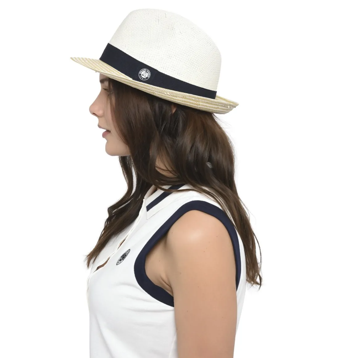 trilby_bord_bicolore_rolandgarros__marine_2.webp Roland-Garros Casquettes & Chapeaux | Casquettes & Chapeaux-Trilby bord bicolore - Marine