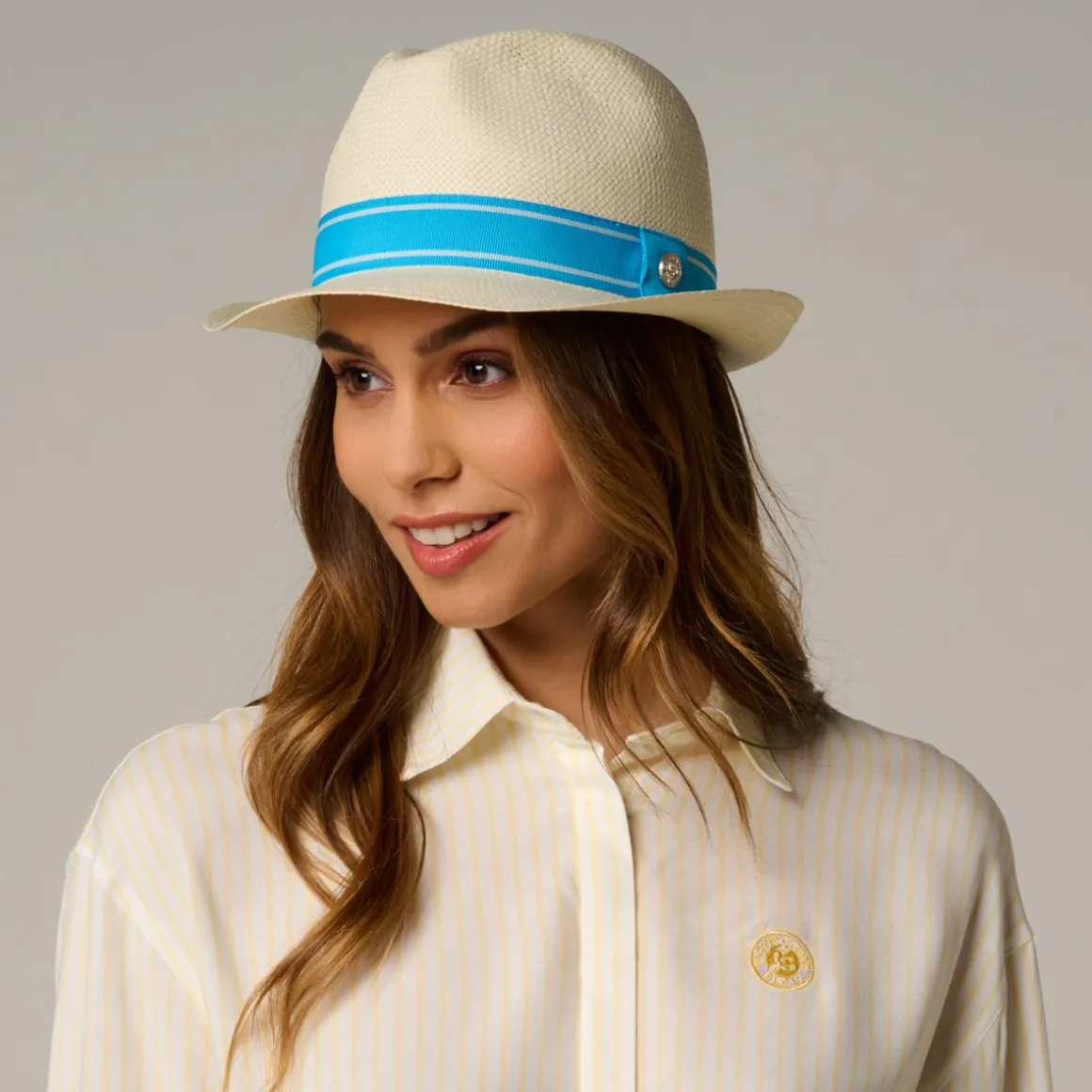 trilby_papier_rolandgarros__bleu_3.webp Roland-Garros Casquettes & Chapeaux | Casquettes & Chapeaux-Trilby Papier - Bleu