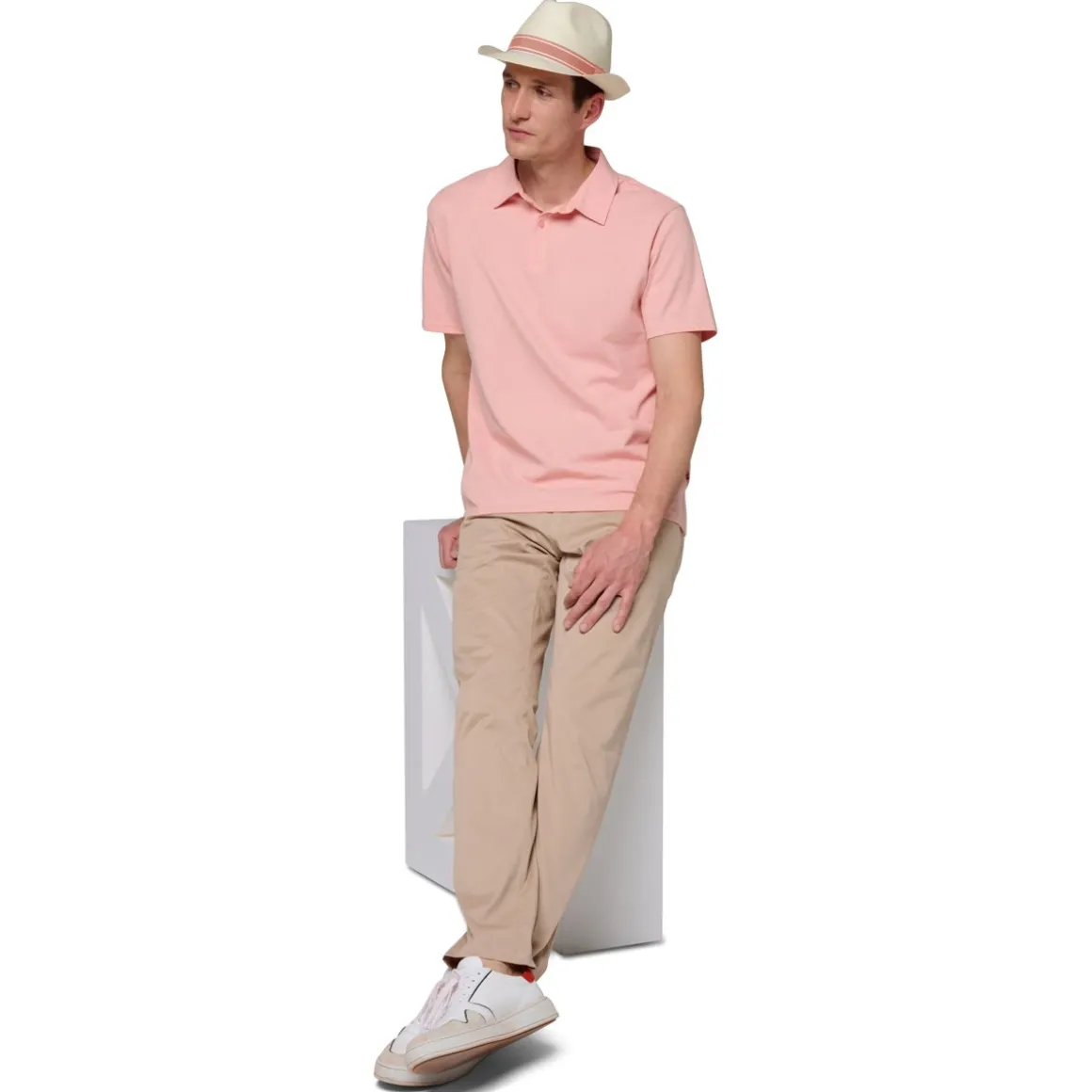 Roland-Garros Casquettes & Chapeaux | Casquettes & Chapeaux-Trilby papier Stripes - Rose