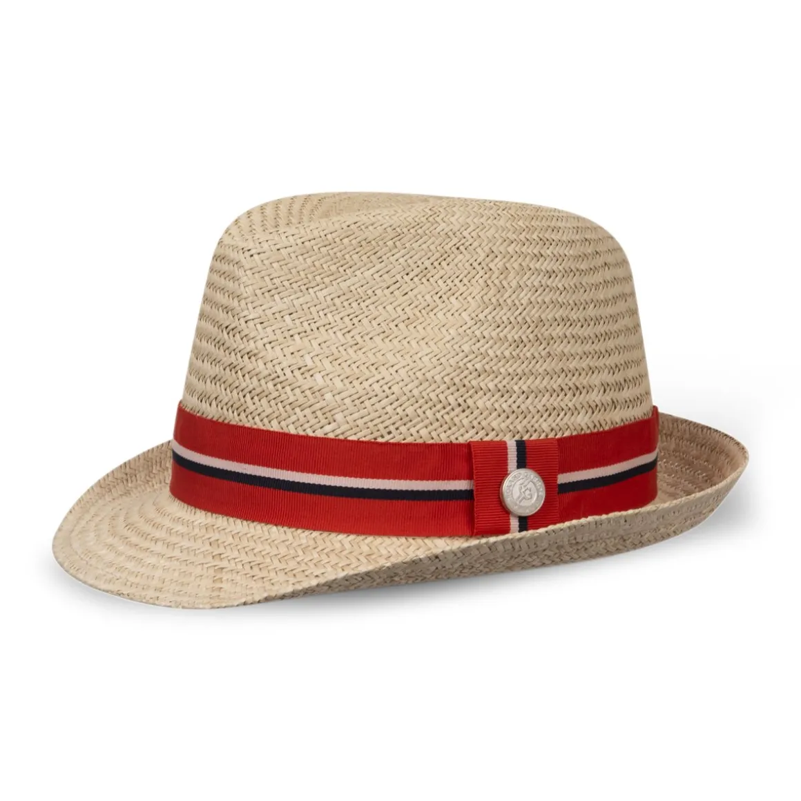 trilby_unisexe_en_paille_rolandgarros__terre_battue_2.webp Roland-Garros Casquettes & Chapeaux | Casquettes & Chapeaux-Trilby unisexe en paille - terre battue