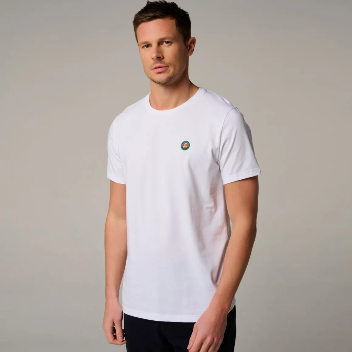 tshirt_affiche__homme_rolandgarros__blanc_4.webp Roland-Garros T-shirts-T-Shirt Affiche 2024 homme - Blanc