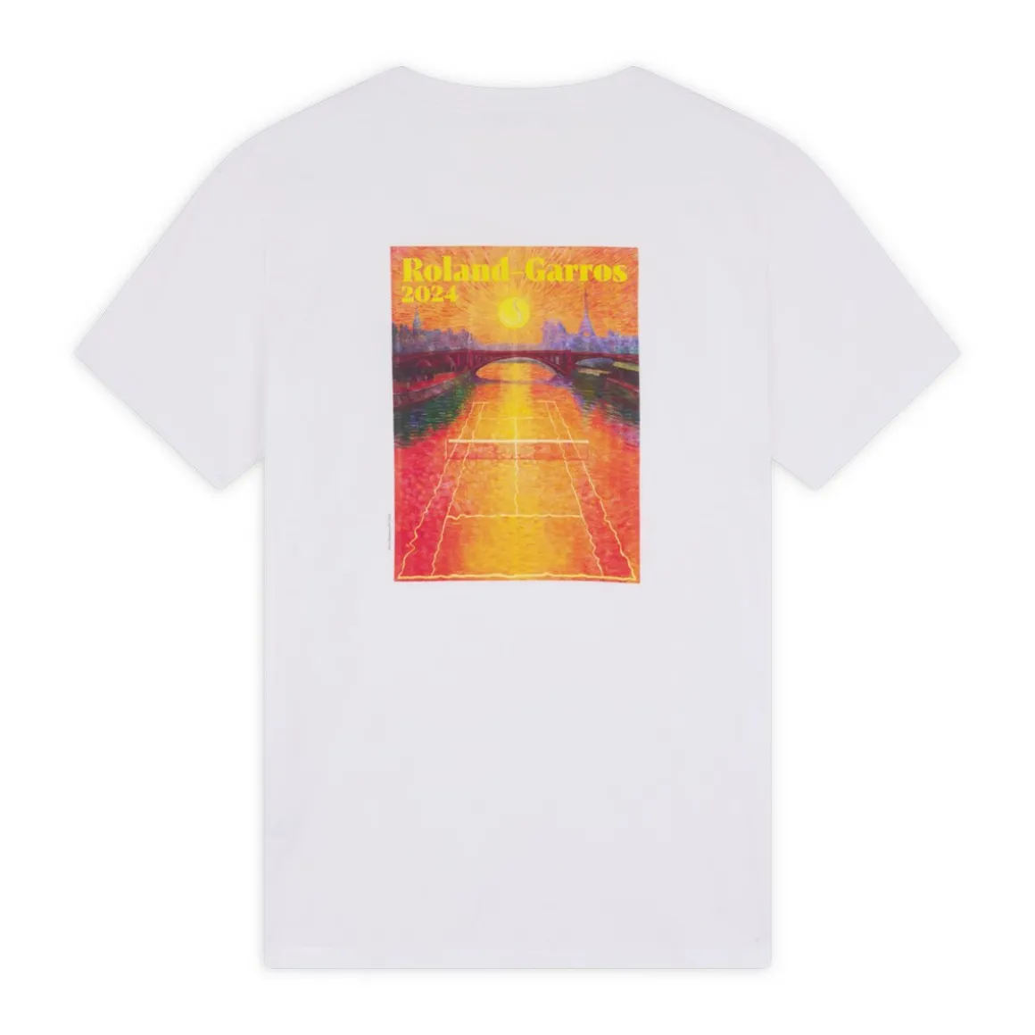 tshirt_affiche__homme_rolandgarros__blanc_5.webp Roland-Garros T-shirts-T-Shirt Affiche 2024 homme - Blanc