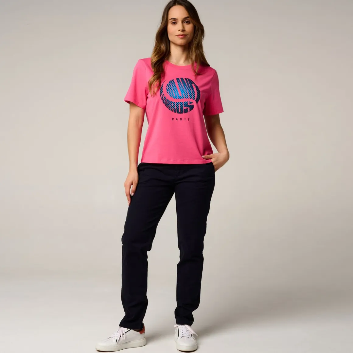 tshirt_balle_crop_femme_rolandgarros__rose_3.webp Roland-Garros T Shirts & Débardeurs-T-shirt Balle crop femme - Rose