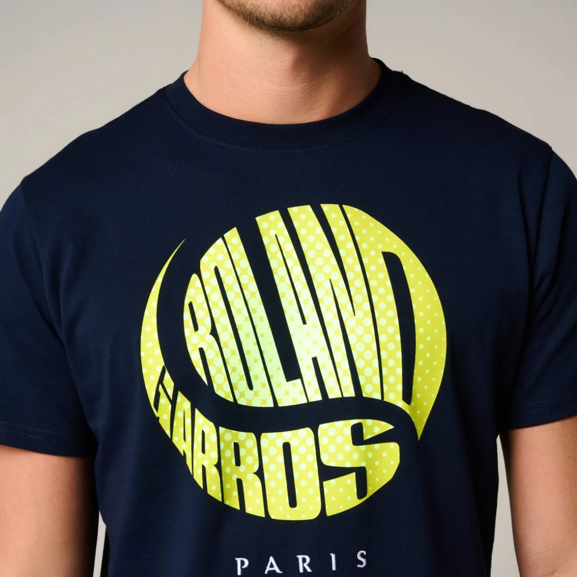 Roland-Garros T-shirts-T-shirt Balle homme - Marine