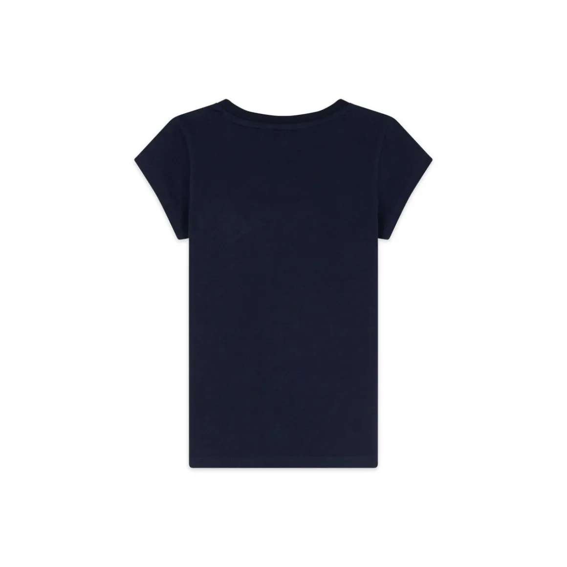 Roland-Garros Hauts-T-shirt Balle Jaune Fille Roland Garros - Marine