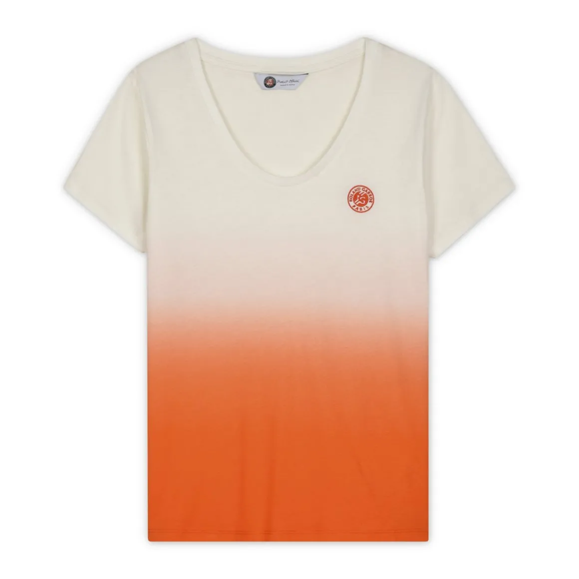 tshirt_ecru_femme_tie_and_dye_rolandgarros__terre_battue_6.webp Roland-Garros T Shirts & Débardeurs-T-shirt ecru femme tie and dye - terre battue