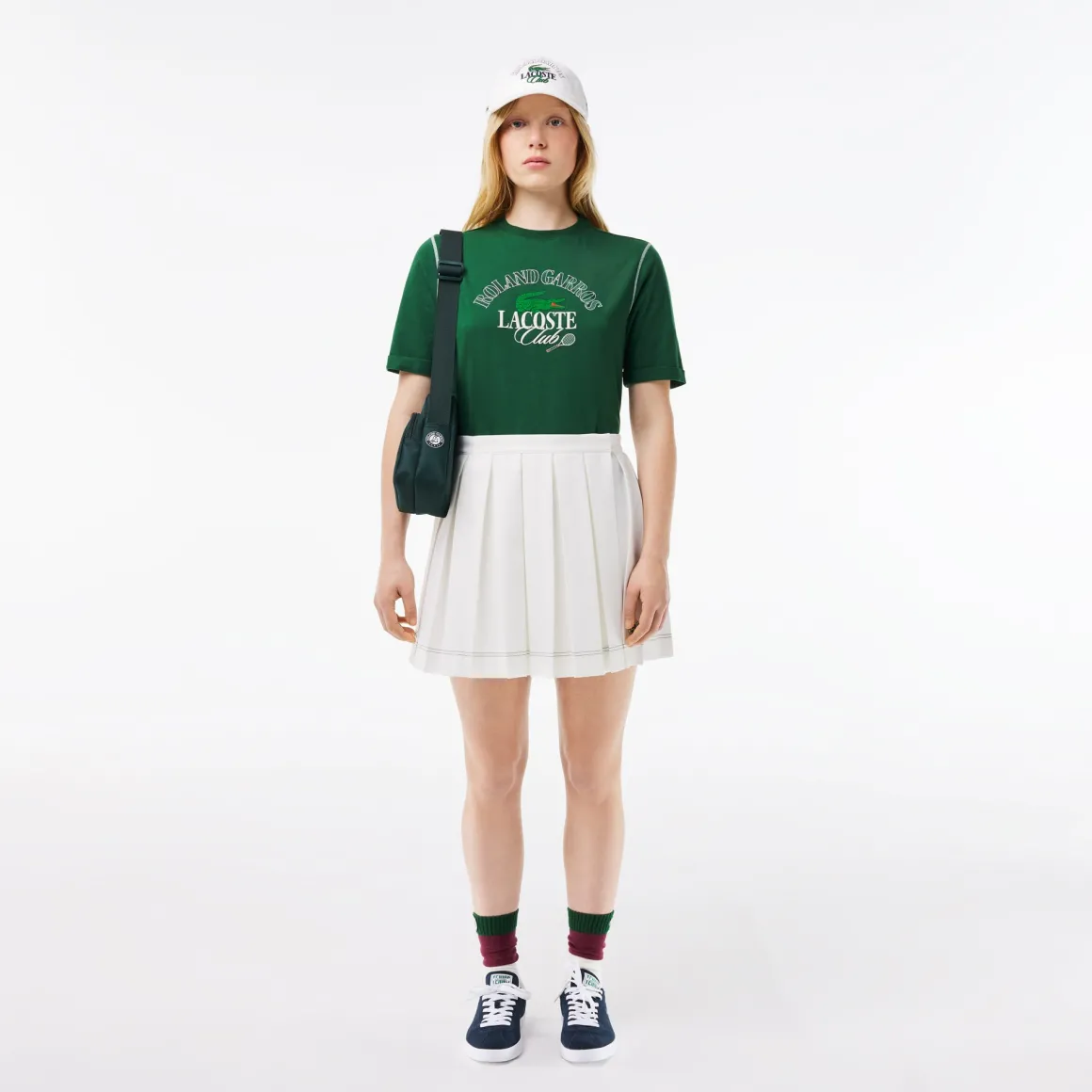 tshirt_en_coton_femme_dition_lacoste_x_rolandgarros_3.webp Roland-Garros T Shirts & Débardeurs-T-shirt en coton femme Édition Lacoste x