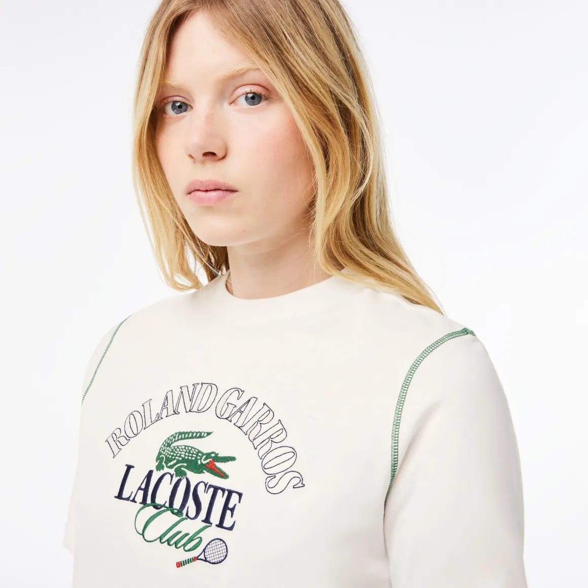 Roland-Garros T Shirts & Débardeurs-T-shirt en coton femme Édition Roland Garros