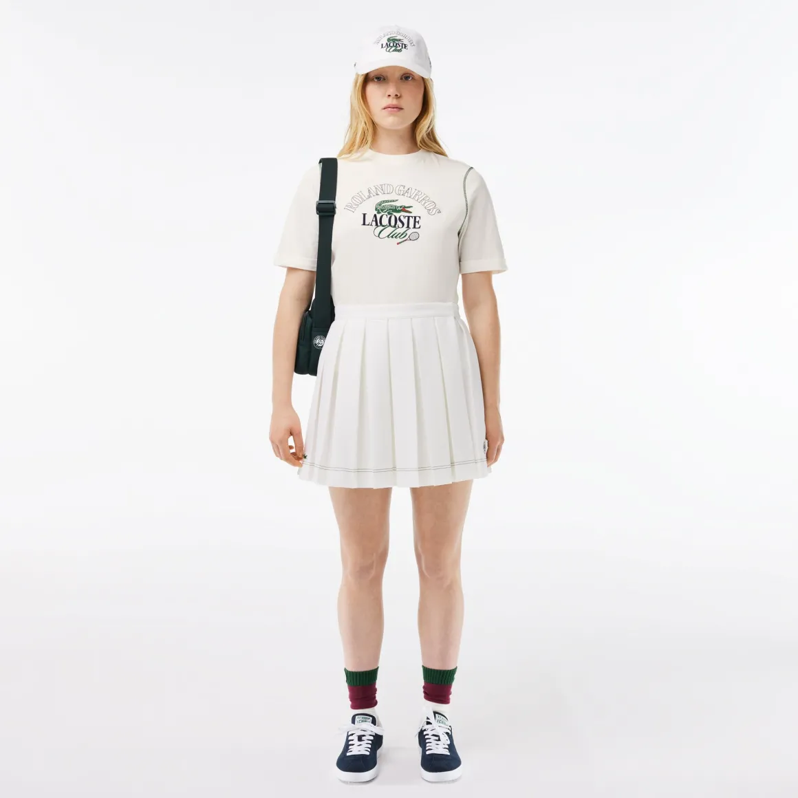 tshirt_en_coton_femme_dition_roland_garros_2.webp Roland-Garros T Shirts & Débardeurs-T-shirt en coton femme Édition Roland Garros