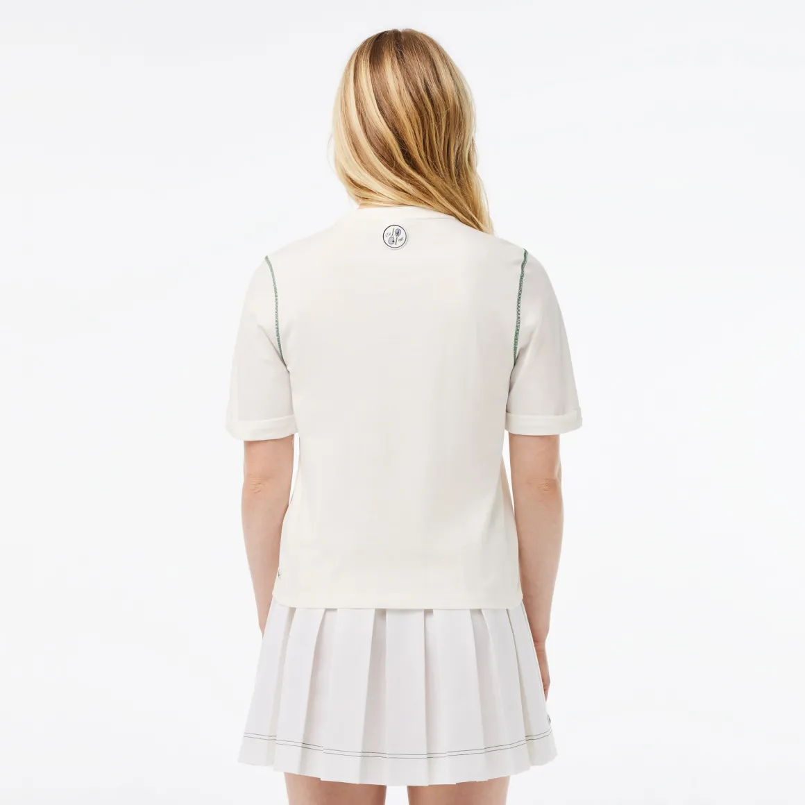 tshirt_en_coton_femme_dition_roland_garros_3.webp Roland-Garros T Shirts & Débardeurs-T-shirt en coton femme Édition Roland Garros