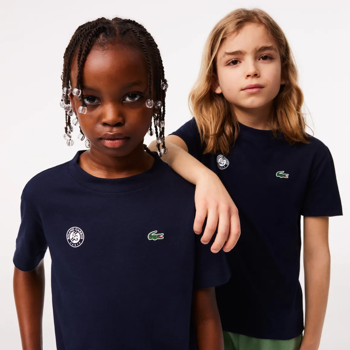 Roland-Garros Hauts | Hauts-T-shirt enfant Lacoste pour - Marine