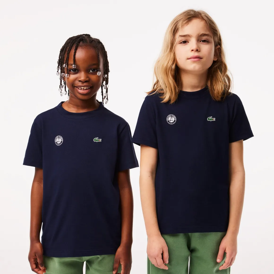 tshirt_enfant_lacoste_pour_rolandgarros__marine_2.webp Roland-Garros Hauts | Hauts-T-shirt enfant Lacoste pour - Marine