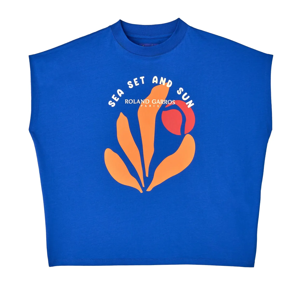 Roland-Garros T Shirts & Débardeurs-T-shirt Femme Galeries Lafayette x - Bleu