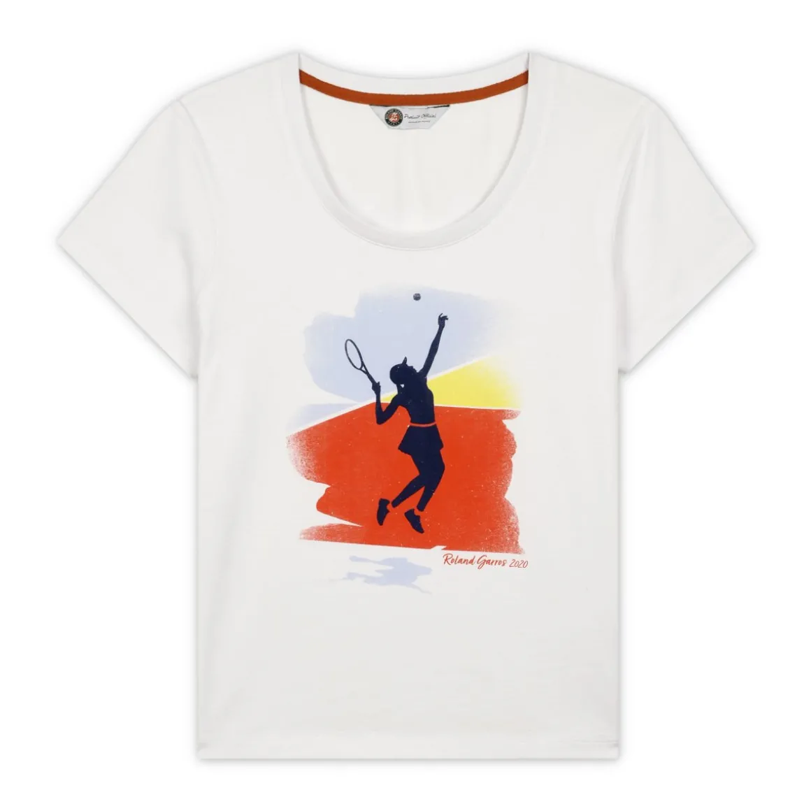Roland-Garros T Shirts & Débardeurs-T-shirt femme joueuse 2020 - blanc